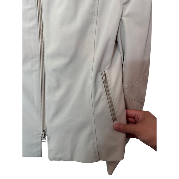 Sandra Angelozzi suit jacket beige women size 6 - Picture 3 of 4